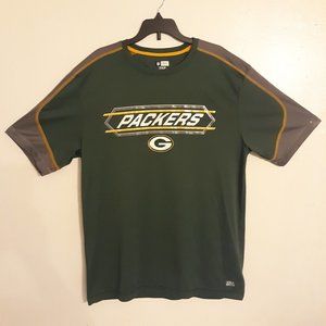 Greenbay sports shirt. LG, green short sleve.